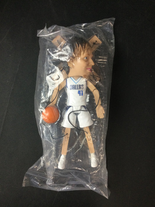 Dirk Nowitzki Dancing Marionette Dallas Mavericks Game Giveaway early 2000's New