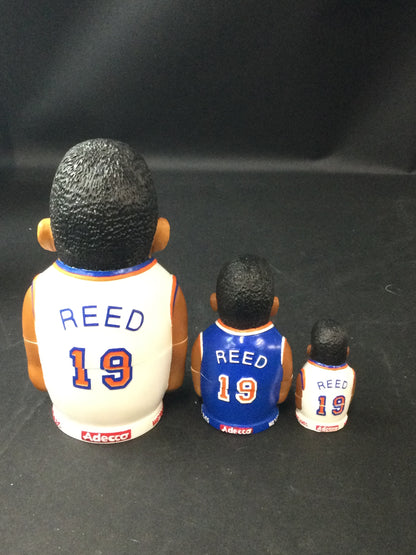 Willis Reed New York Knicks HOF Nesting Doll Set, New in Box