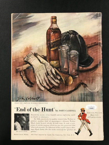 Ernie Banks Signed Sports Illustrated MLB JSA Certified Auto Chicago Cubs 1958