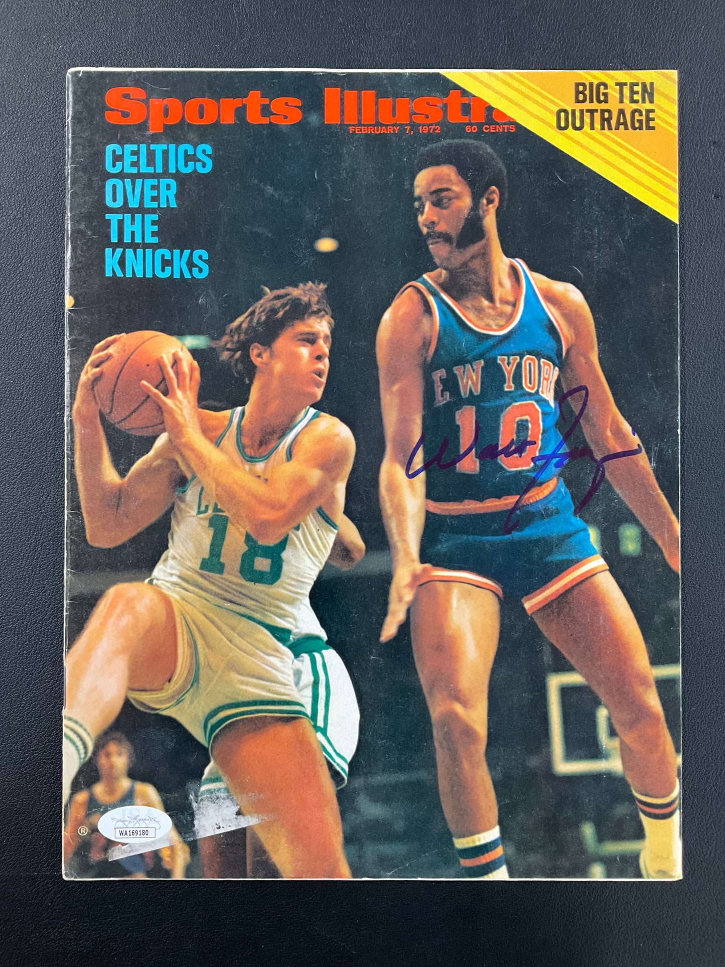 Walt Frazier Signed Sports Illustrated NBA JSA Certified Auto New York Knicks 1972