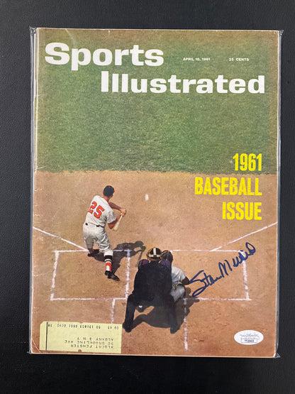 Stan Musial Signed Sports Illustrated MLB JSA Certified Auto St. Louis Cardinals 1961