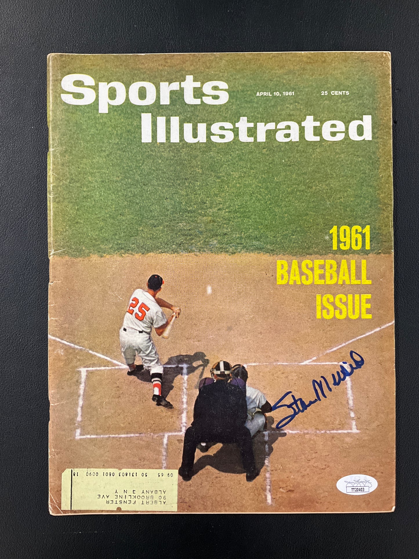 Stan Musial Signed Sports Illustrated MLB JSA Certified Auto St. Louis Cardinals 1961