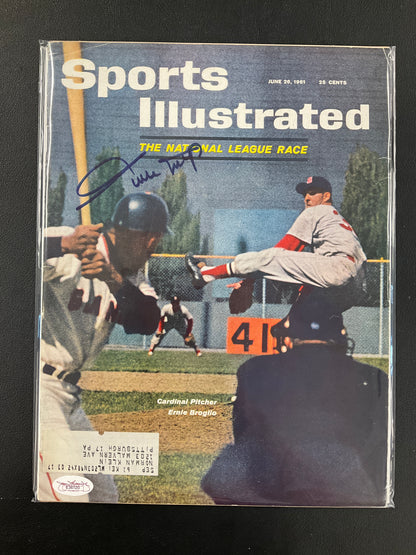 Willie Mays Signed Sports Illustrated MLB JSA Certified Auto San Francisco Giants 1961