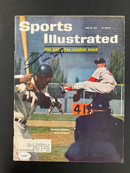 Willie Mays Signed Sports Illustrated MLB JSA Certified Auto San Francisco Giants 1961