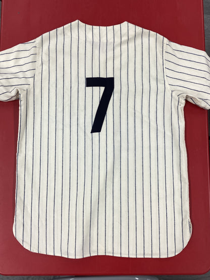 Mickey Mantle Autograph Signed "7" 1951 New York Yankees Rookie Game Model Jersey JSA LOA