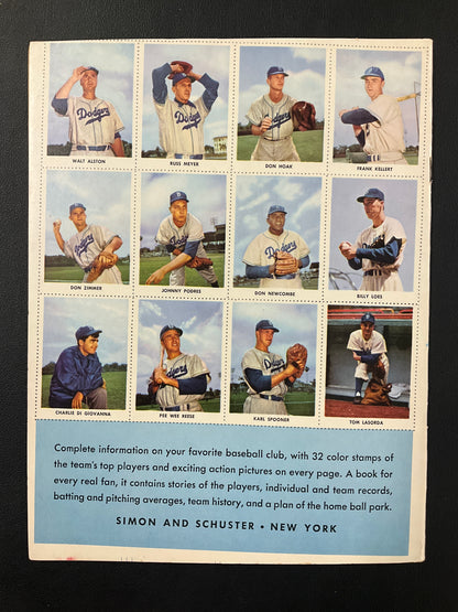 Brooklyn Dodgers 1955 Golden Stamp Book w/Jackie Robinson, Campanella, Duke & More