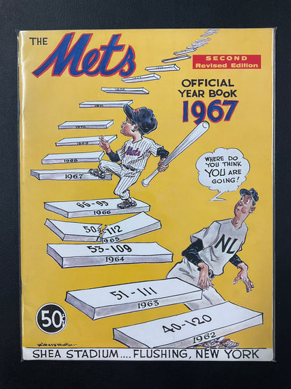 New York Mets 1967 Program Shea Stadium, Flushing New York