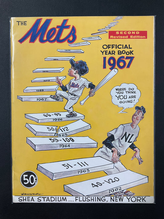 New York Mets 1967 Program Shea Stadium, Flushing New York