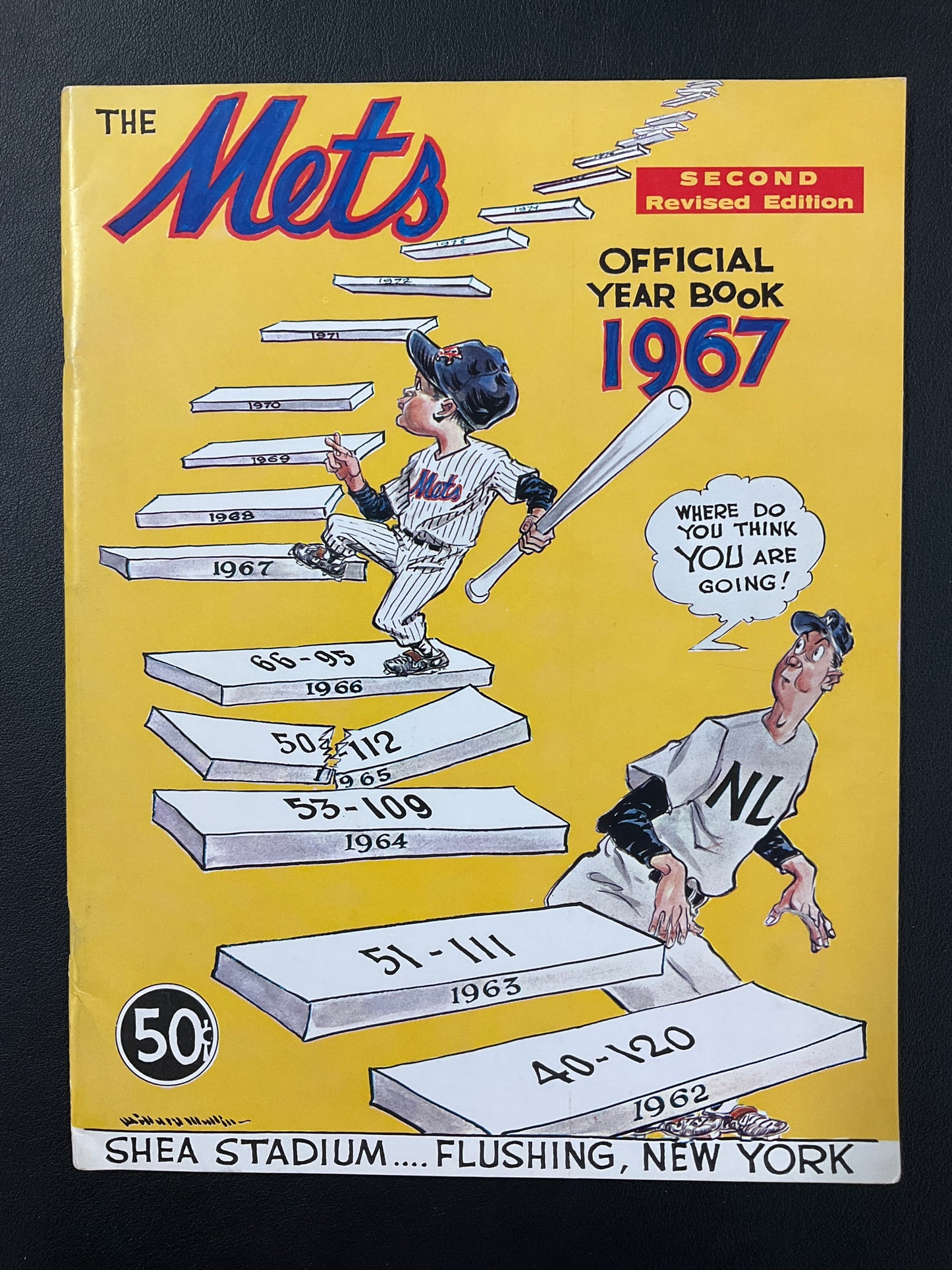 New York Mets 1967 Program Shea Stadium, Flushing New York