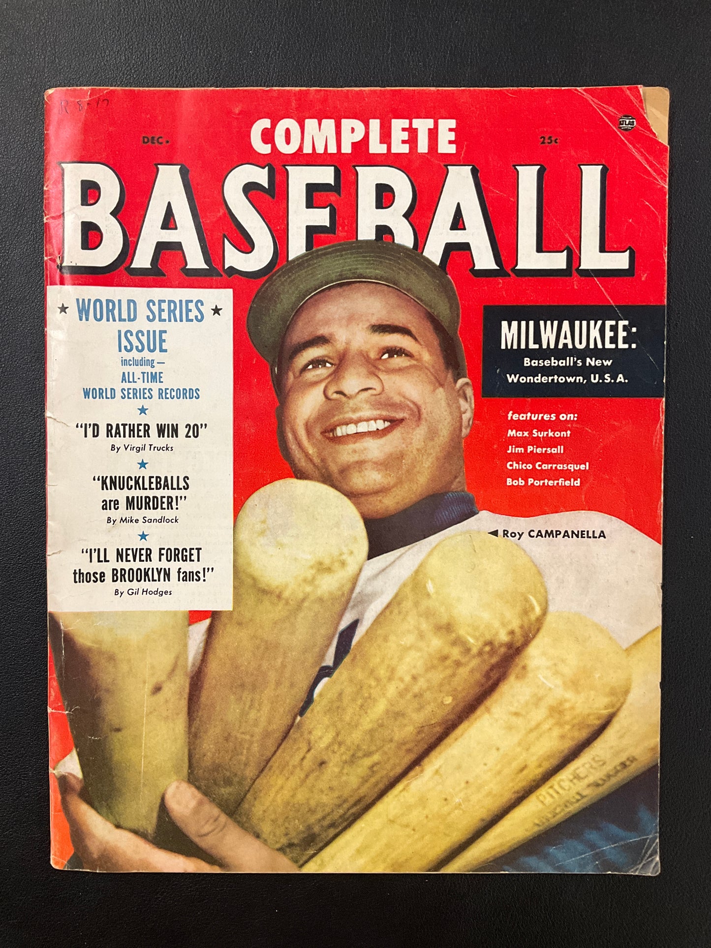 Roy Campanella on cover 1953 Complete Baseball Magazine Brooklyn Dodgers