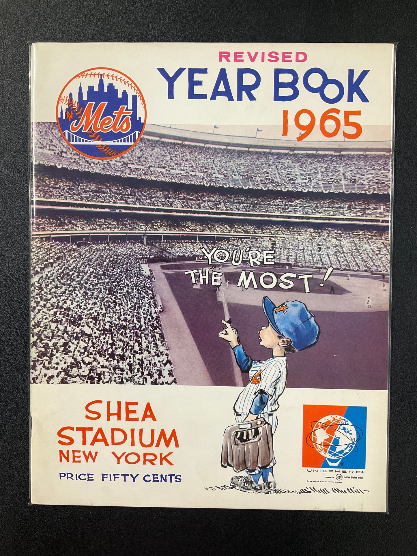 New York Mets 1965 Program Shea Stadium Cover