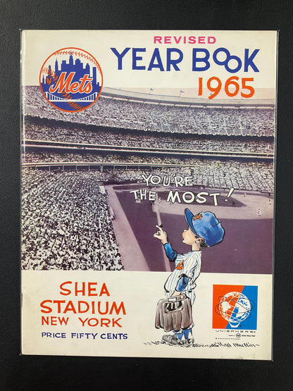 New York Mets 1965 Program Shea Stadium Cover