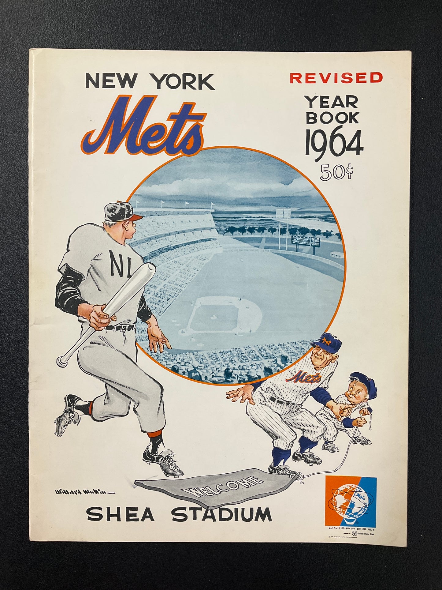 New York Mets 1964 Program/Year Book Shea Stadium Cover