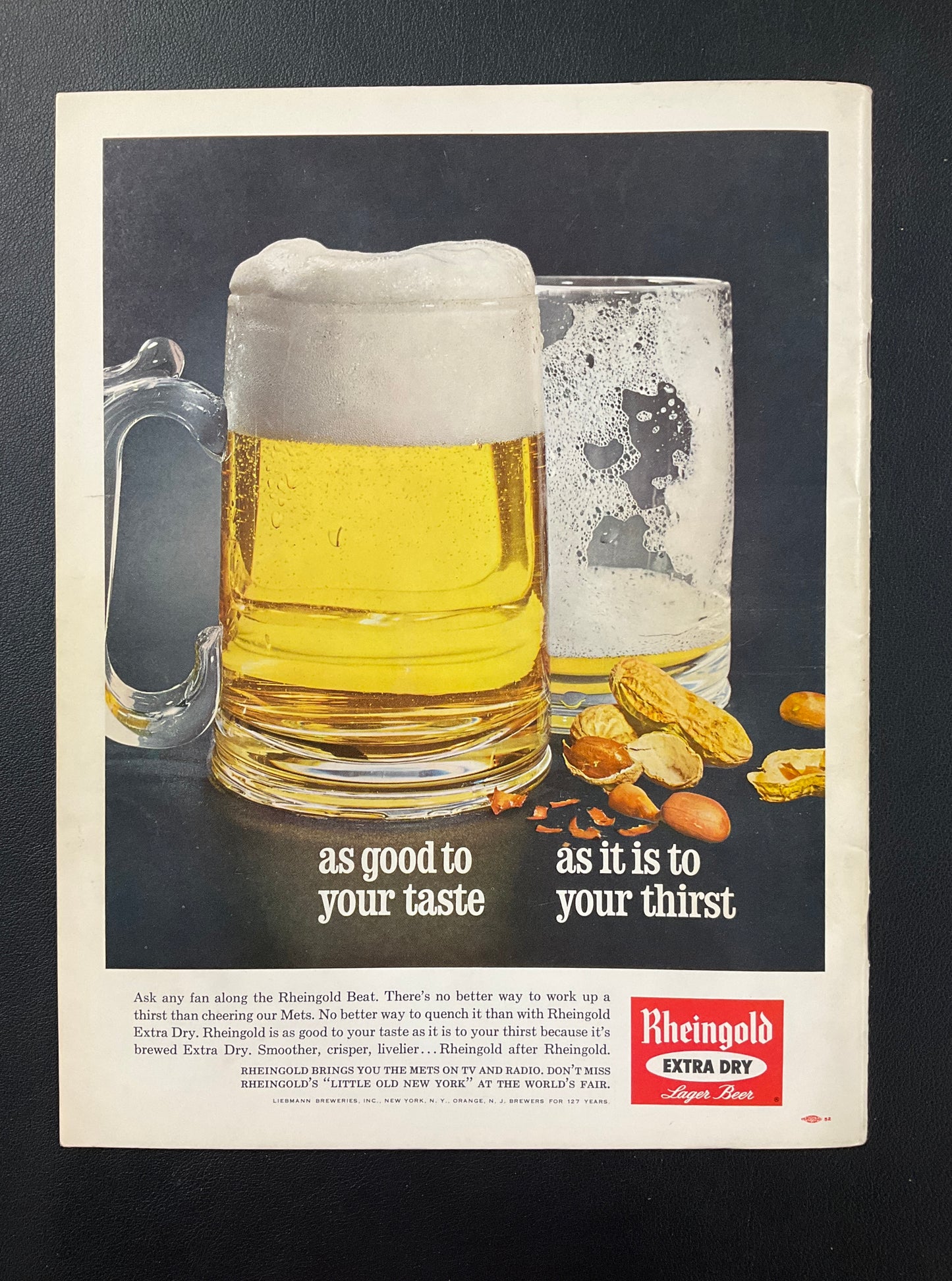 New York Mets 1964 Program/Year Book Shea Stadium Cover