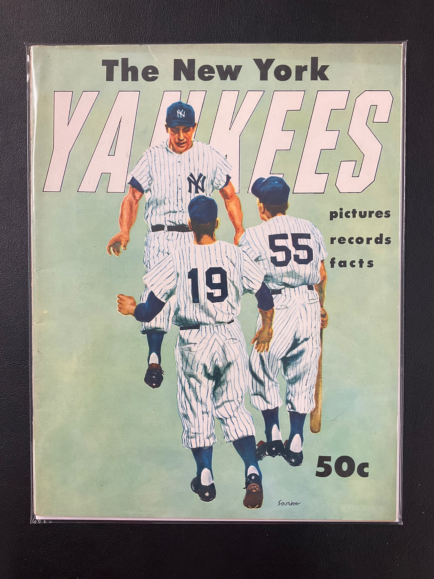 New York Yankees 1955 Official Yearbook Yogi Berra, Mantle, Rizzuto, Ford