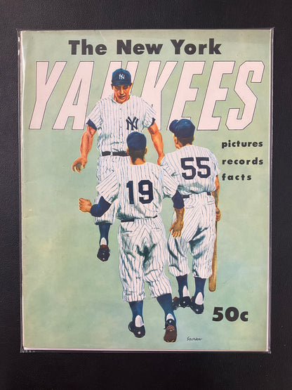 New York Yankees 1955 Official Yearbook Yogi Berra, Mantle, Rizzuto, Ford