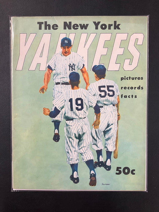 New York Yankees 1955 Official Yearbook Yogi Berra, Mantle, Rizzuto, Ford