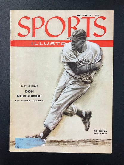 Don Newcombe Brooklyn Dodgers Sports Illustrated from Aug 1955 High Grade