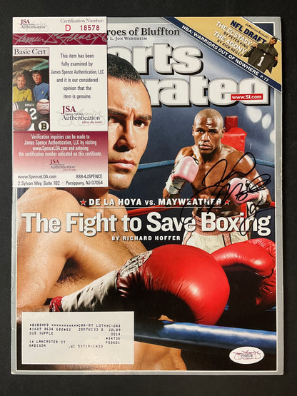 Floyd Mayweather Signed Sports Illustrated Boxing JSA Certified Auto