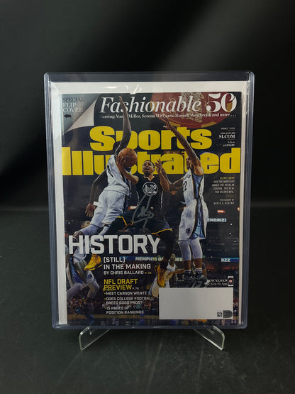 Steph Curry Signed Sports Illustrated NBA Fanatics Certified Auto Golden State Warriors