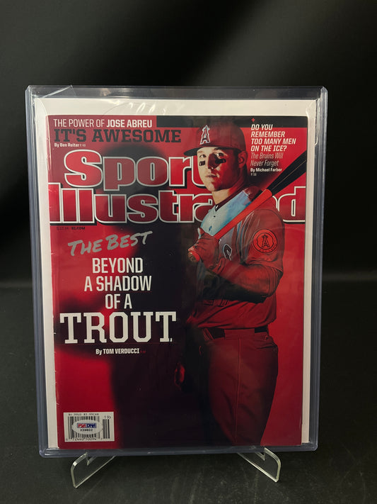 Mike Trout Signed Sports Illustrated MLB PSA/DNA Certified Auto Los Angeles Angels