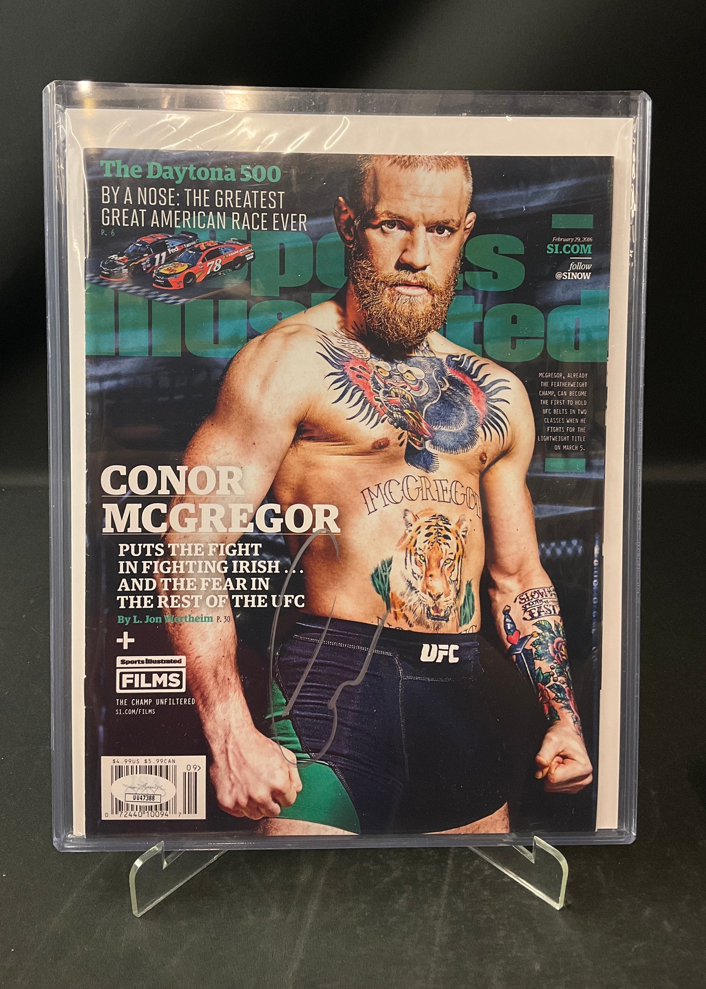 Conor McGregor Signed Sports Illustrated UFC JSA Certified Auto