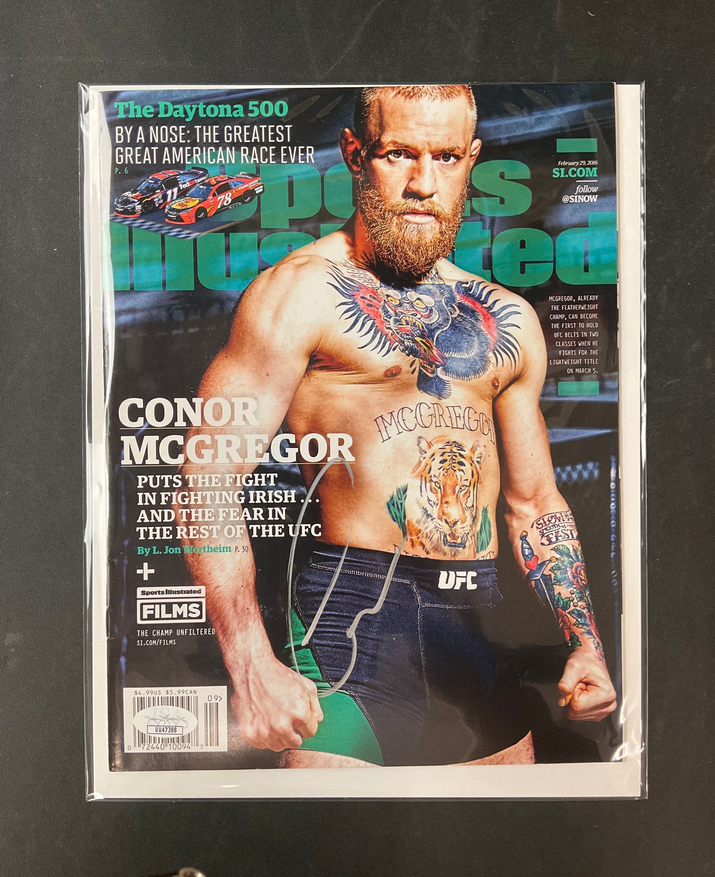Conor McGregor Signed Sports Illustrated UFC JSA Certified Auto