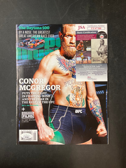 Conor McGregor Signed Sports Illustrated UFC JSA Certified Auto