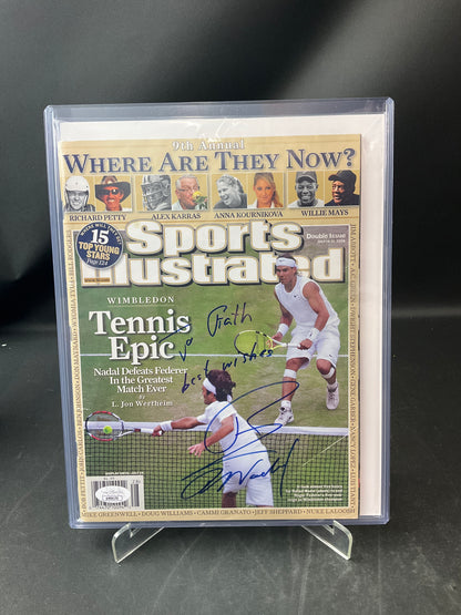 Rafael Nadal Signed Sports Illustrated Tennis JSA Certified Auto Rare Full Name