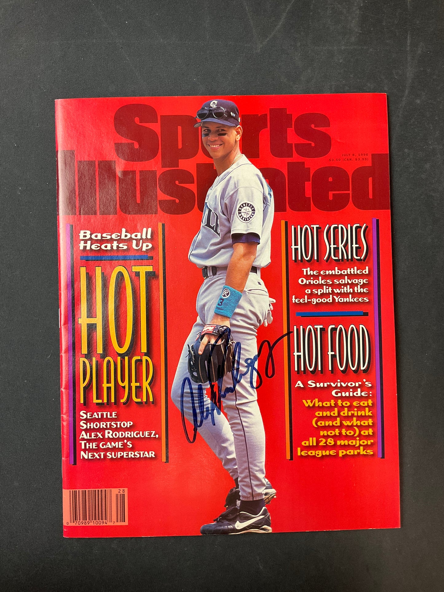 Alex Rodriguez Signed Sports Illustrated MLB Auto Seattle Mariners