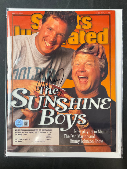 Dan Marino Signed Sports Illustrated NFL Beckett Certified Auto Miami Dolphins
