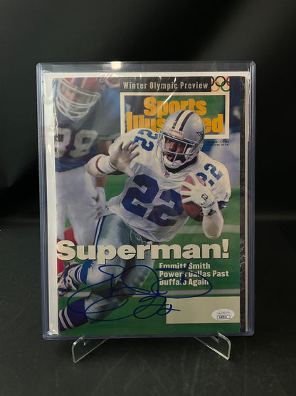 Emmitt Smith Signed Sports Illustrated NFL JSA Certified Auto Dallas Cowboys