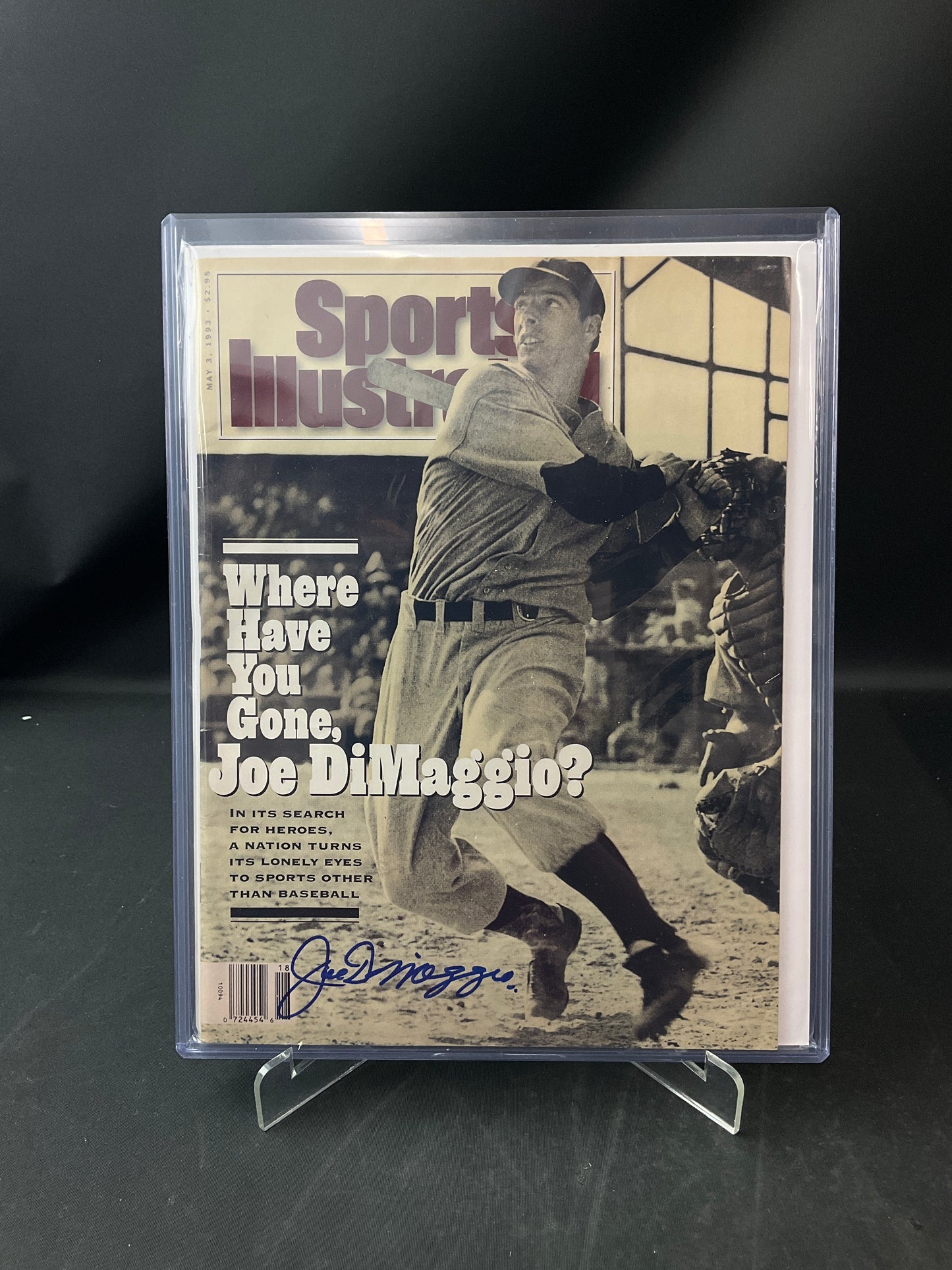 Joe DiMaggio Signed Sports Illustrated MLB JSA Certified Auto New York Yankees