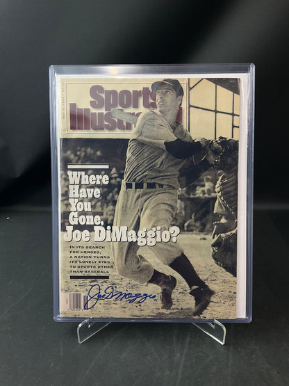 Joe DiMaggio Signed Sports Illustrated MLB JSA Certified Auto New York Yankees