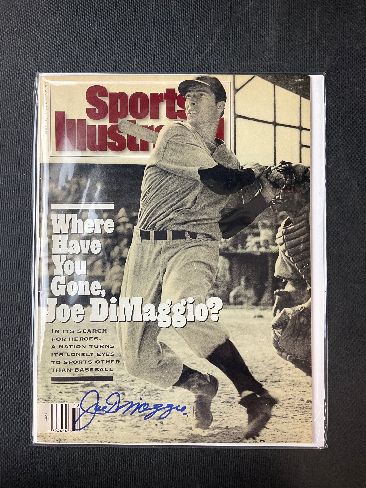 Joe DiMaggio Signed Sports Illustrated MLB JSA Certified Auto New York Yankees