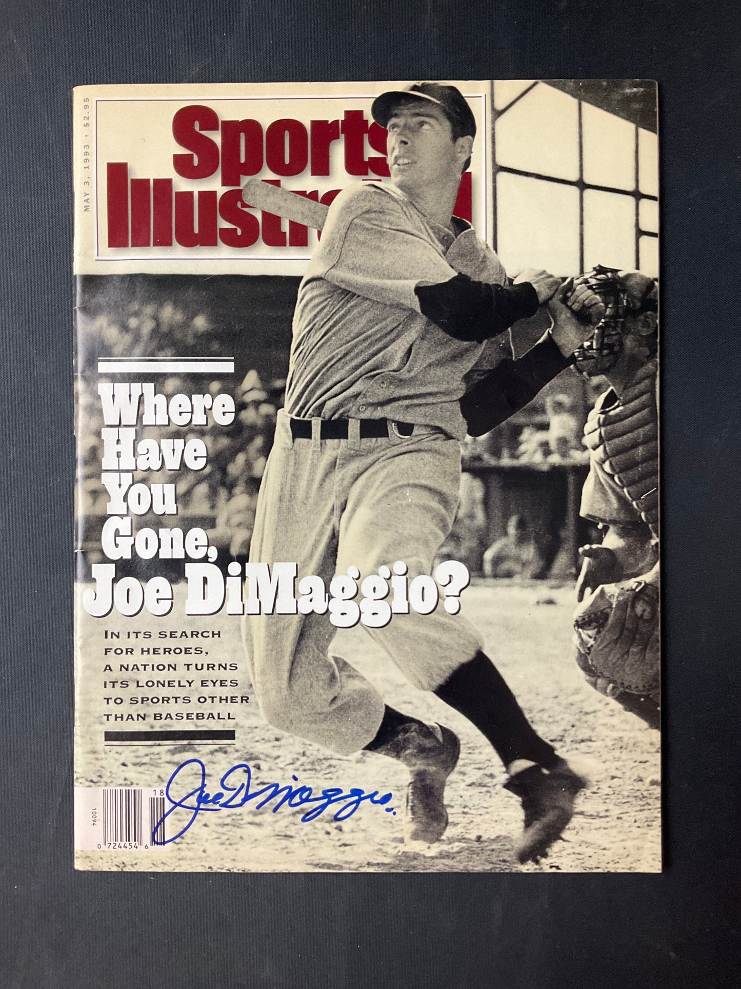 Joe DiMaggio Signed Sports Illustrated MLB JSA Certified Auto New York Yankees
