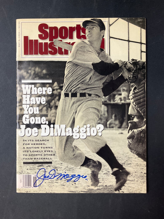 Joe DiMaggio Signed Sports Illustrated MLB JSA Certified Auto New York Yankees