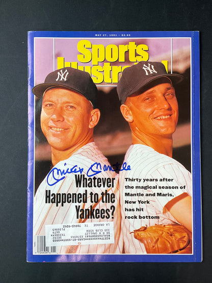 Mickey Mantle Sports Illustrated MLB JSA Certified Auto New York Yankees