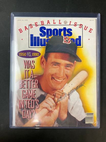 Ted Williams Sports Illustrated MLB JSA Certified Auto Boston Red Sox