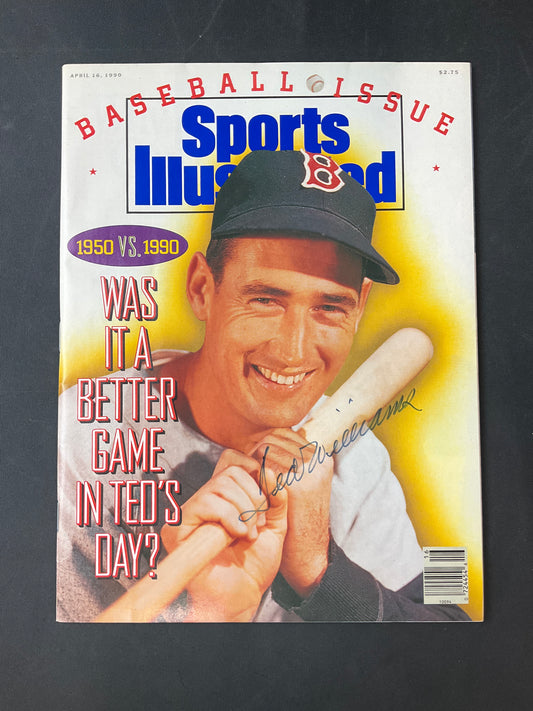 Ted Williams Sports Illustrated MLB JSA Certified Auto Boston Red Sox