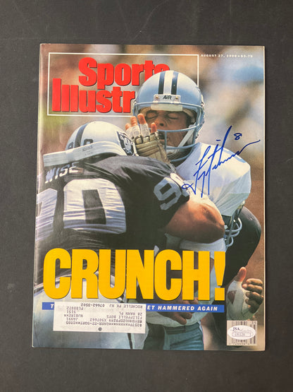 Troy Aikman Sports Illustrated NFL JSA Certified Auto Dallas Cowboys 1990