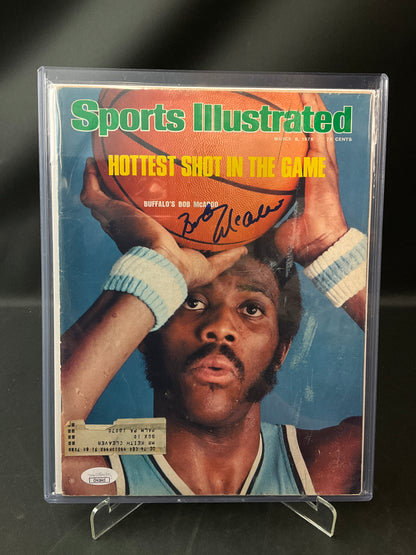 Bob McAdoo Sports Illustrated NBA JSA Certified Auto Buffalo Braves