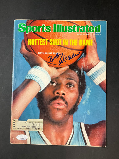 Bob McAdoo Sports Illustrated NBA JSA Certified Auto Buffalo Braves