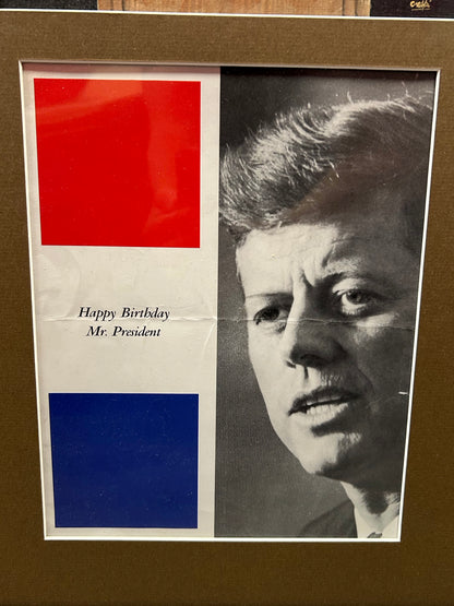Marilyn Monroe SIGNED program from Happy Birthday Mr. President gala May 19th 1962 AMAZINGLY RARE!