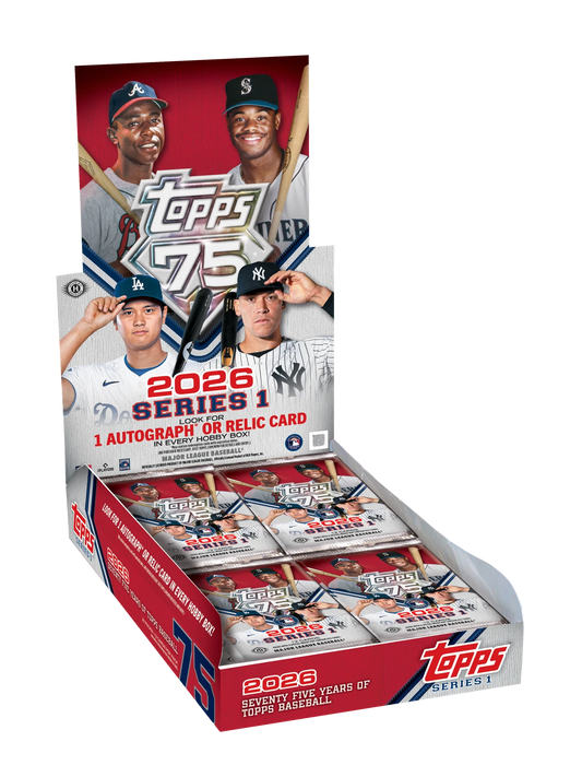 2026 Topps Series 1 Baseball Hobby Box (Pre-Sale)