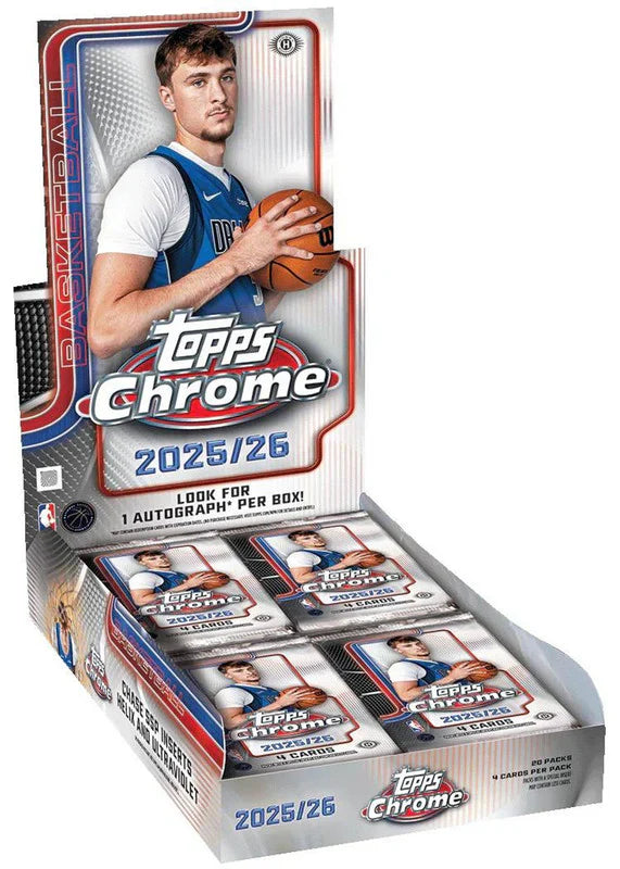 2025 Topps Chrome Basketball Hobby Box!