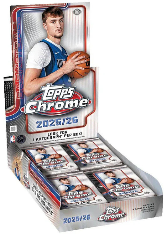2025 Topps Chrome Basketball Hobby Box!