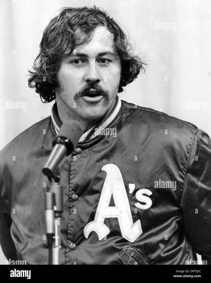 Jim "Catfish" Hunter Original Warm-Up Jacket from Oakland A's circa 1974